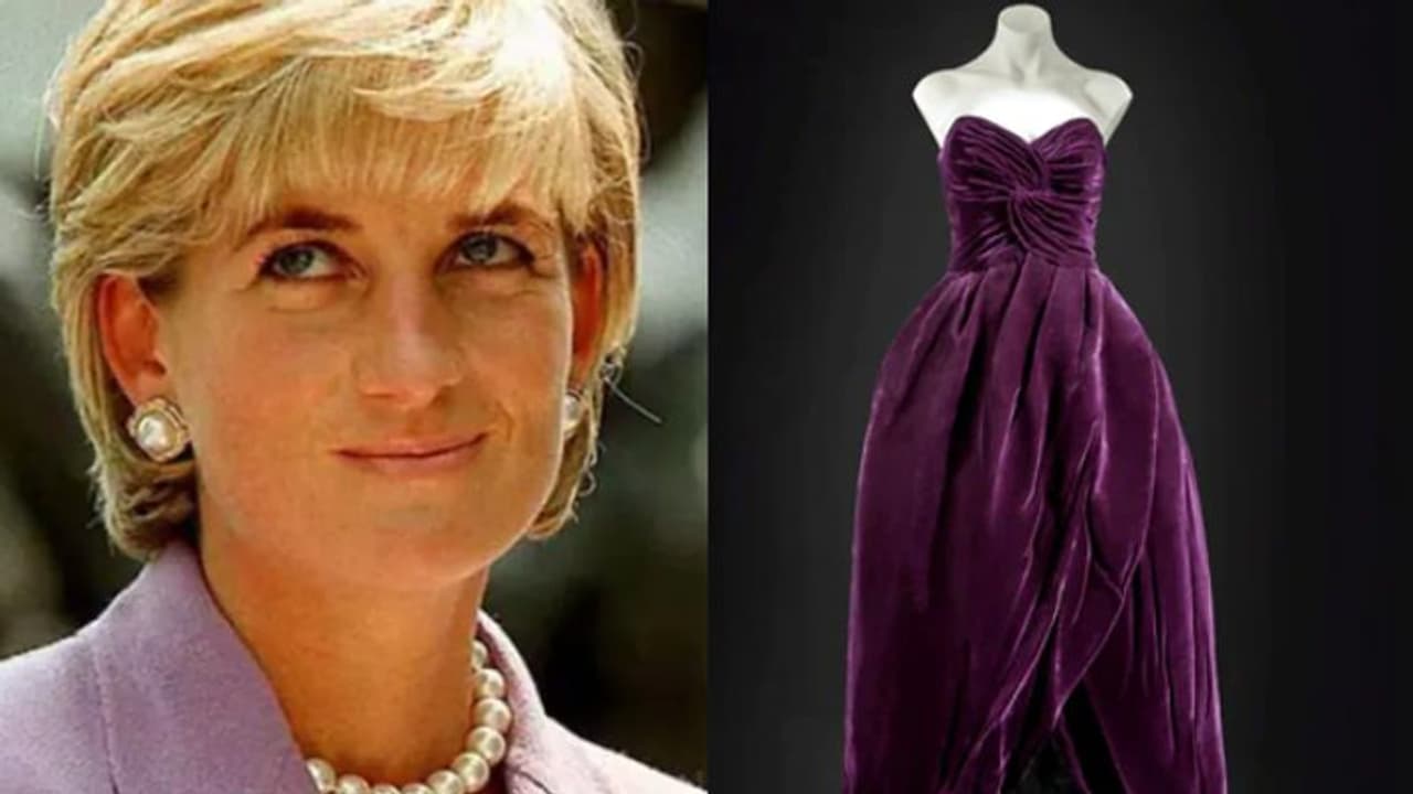 Princess Diana Gown: கண்ணைப் பறிக்கும் இளவரசி டயானாவின் கவுன் ரூ.5 கோடிக்கு ஏலம்! Princess Diana Gown: கண்ணைப் பறிக்கும் இளவரசி டயானாவின் கவுன் ரூ.5 கோடிக்கு ஏலம்!