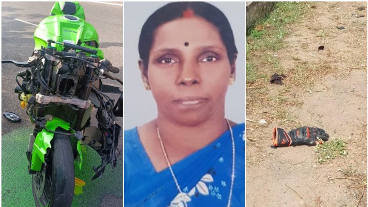 പറന്നെത്തി സ്പോര്ട്സ് ബൈക്ക്, ഇടിയുടെ ആഘാതത്തില് കാല് അറ്റു; സന്ധ്യയുടെ മരണത്തില് വിറങ്ങലിച്ച് നാട് പറന്നെത്തി സ്പോര്ട്സ് ബൈക്ക്, ഇടിയുടെ ആഘാതത്തില് കാല് അറ്റു; സന്ധ്യയുടെ മരണത്തില് വിറങ്ങലിച്ച് നാട്