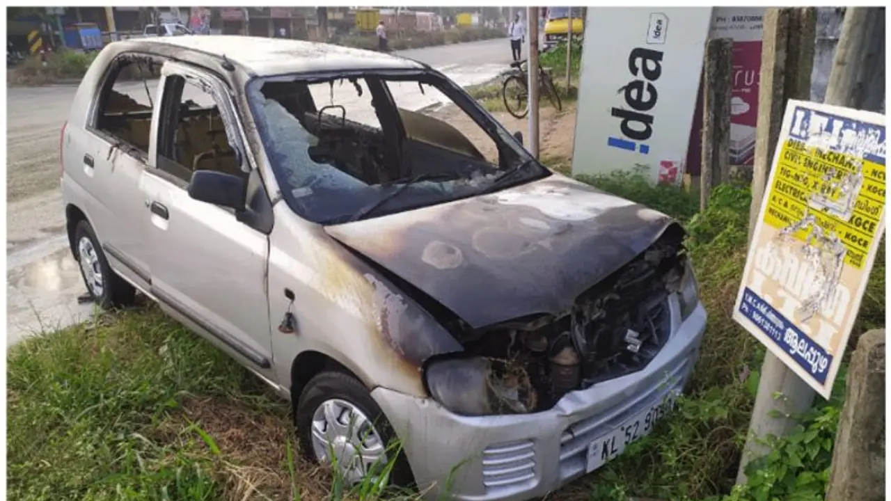 சாத்தூரில் மதுபோதையில் இயக்கப்பட்ட கார் மோதி காவலர்கள் படுகாயம்