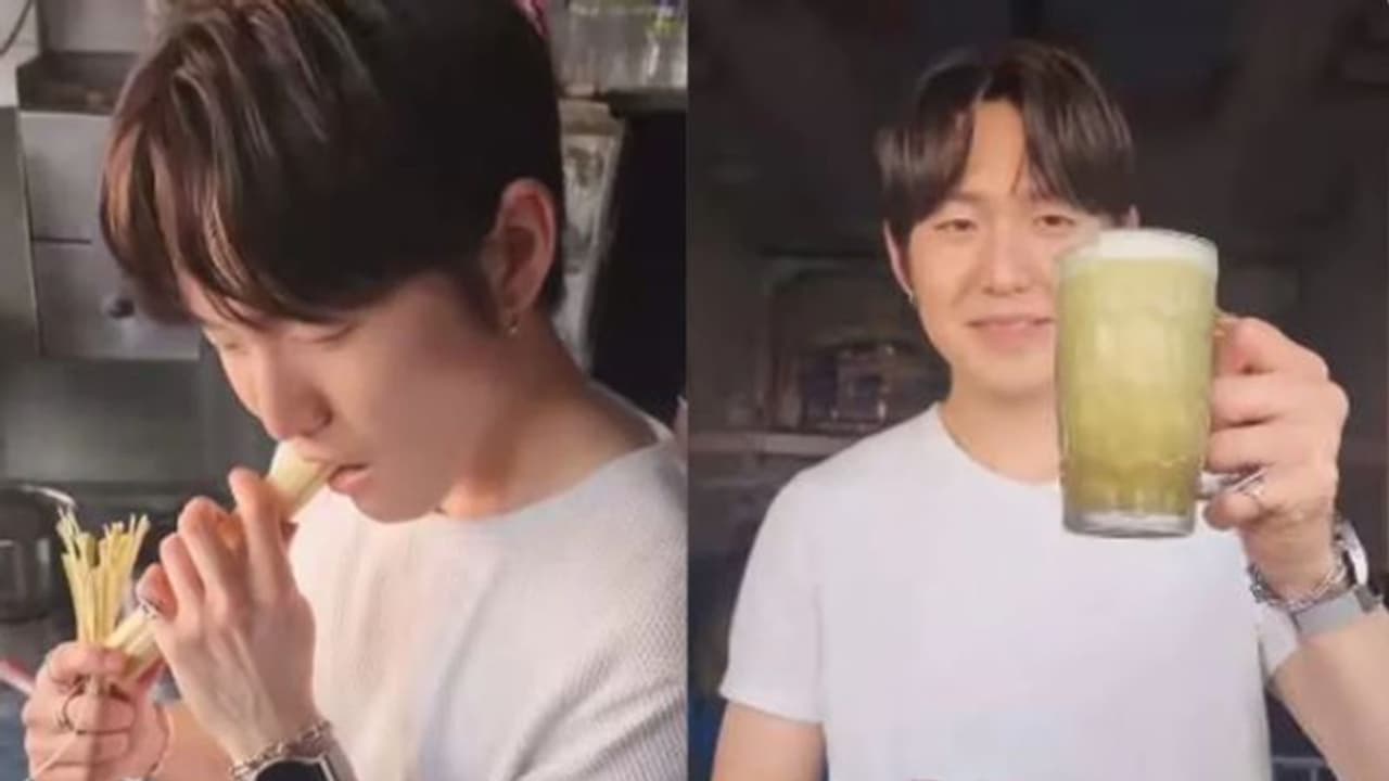 ഈ ജ്യൂസ് കുടിക്കാനായി ദക്ഷിണ കൊറിയയില്‍ നിന്ന് ഇന്ത്യയിലെത്തിയ യുവാവ്; വീഡിയോ വൈറല്‍