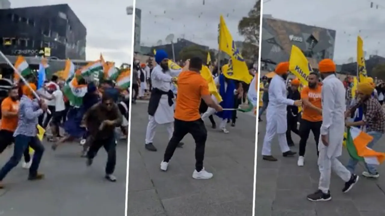 Violence breaks out over Khalistan referendum in Australia; India raises concerns with authorities Violence breaks out over Khalistan referendum in Australia; India raises concerns with authorities