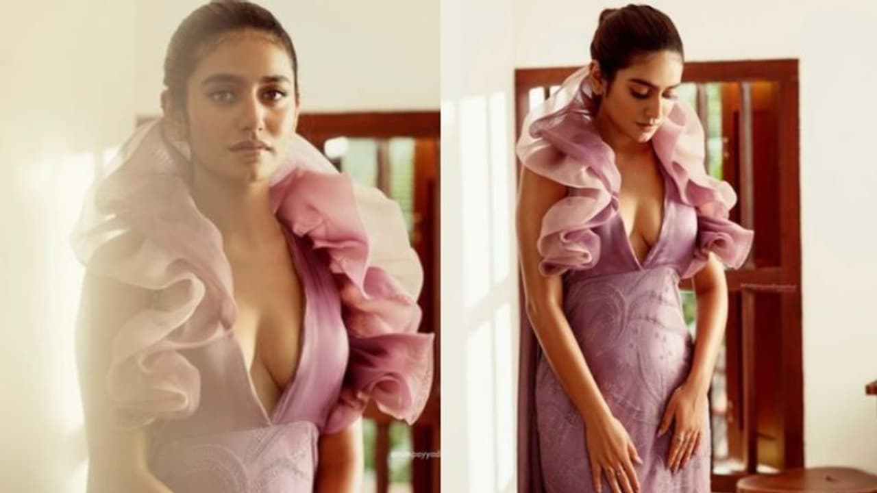 എല​ഗന്റ് ലുക്കിൽ മനോഹരിയായി പ്രിയ വാര്യർ; ചിത്രങ്ങൾ 