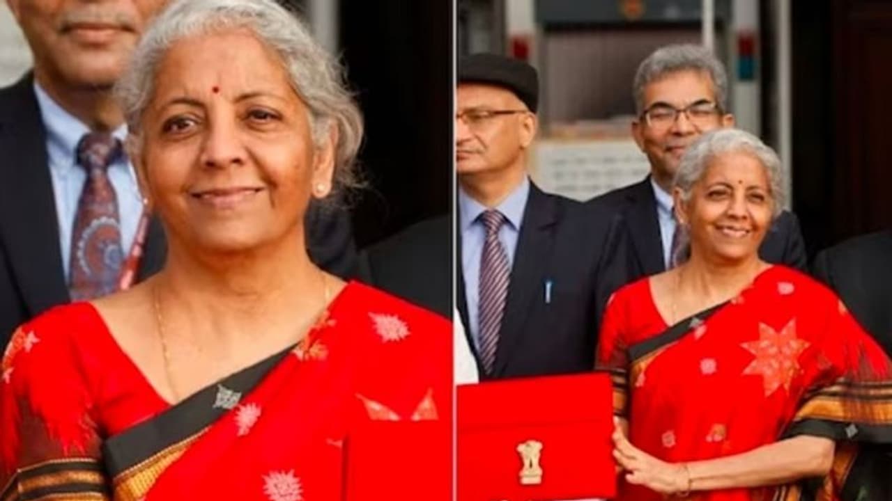 ಸಚಿವೆ ನಿರ್ಮಲಾ ಉಟ್ಟ ಇಳಕಲ್ ಸೀರೆಗೆ ಕಸೂತಿ ಮಾಡಿದ್ದು ಧಾರವಾಡದ ಮಹಿಳಾಮಣಿಗಳು 