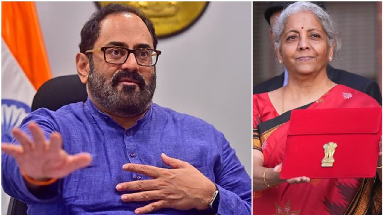 'നവ ഇന്ത്യക്ക് ഏറെ പ്രധാനം'; 5 കാര്യങ്ങൾ എണ്ണിപ്പറഞ്ഞ് ബജറ്റിനെ വാഴ്ത്തി കേന്ദ്രമന്ത്രി രാജീവ് ചന്ദ്രശേഖർ 'നവ ഇന്ത്യക്ക് ഏറെ പ്രധാനം'; 5 കാര്യങ്ങൾ എണ്ണിപ്പറഞ്ഞ് ബജറ്റിനെ വാഴ്ത്തി കേന്ദ്രമന്ത്രി രാജീവ് ചന്ദ്രശേഖർ