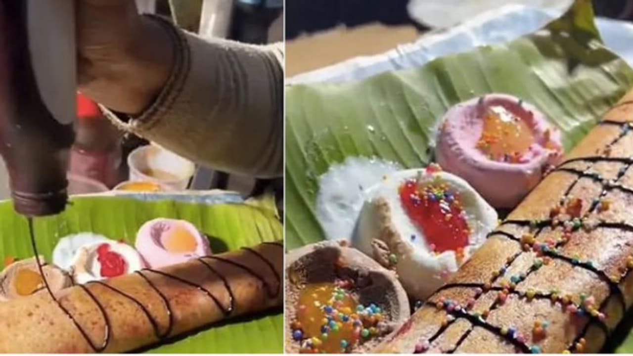 ദോശയില് ഇങ്ങനെയുമൊരു പരീക്ഷണം; വിമര്ശനവുമായി സൈബര് ലോകം ദോശയില് ഇങ്ങനെയുമൊരു പരീക്ഷണം; വിമര്ശനവുമായി സൈബര് ലോകം