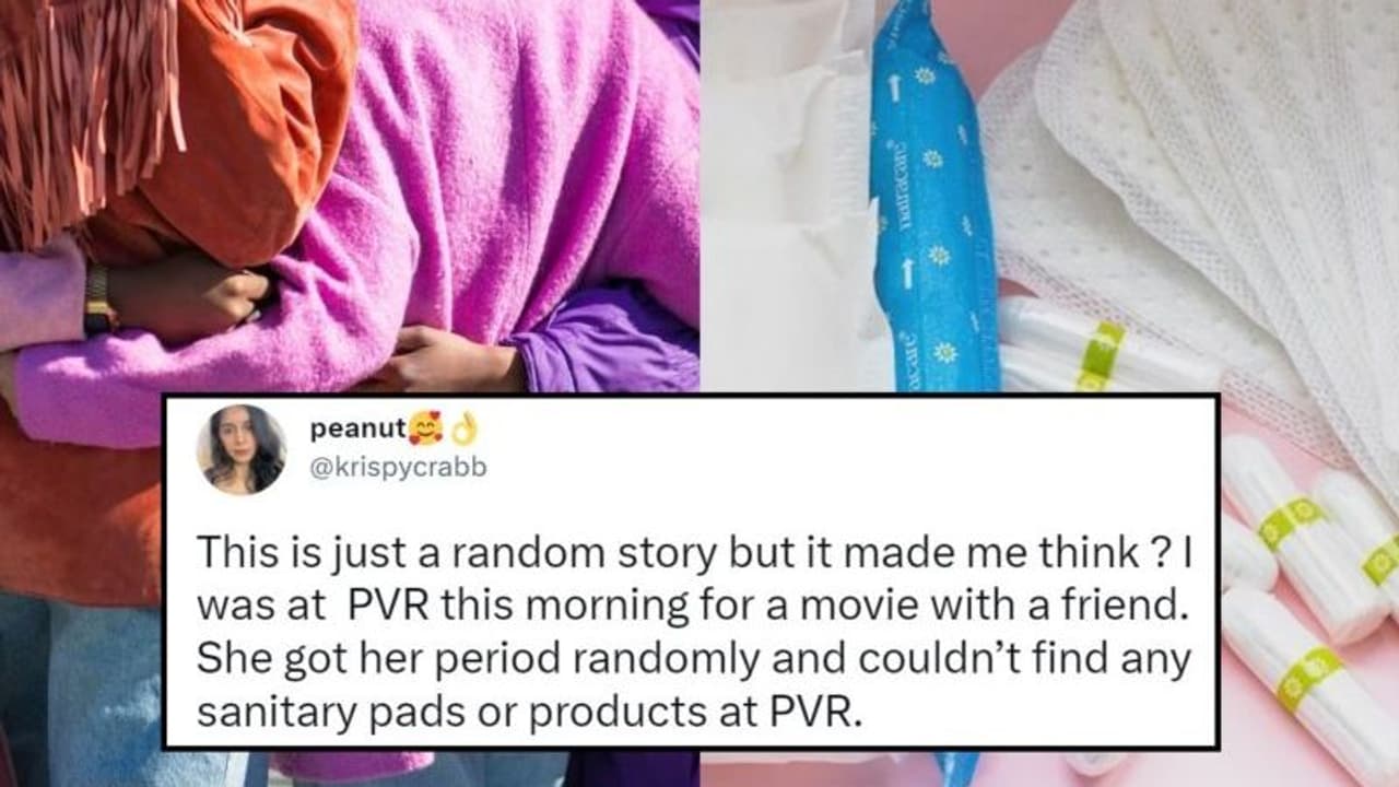 ಪಿವಿಆರ್‌ನಲ್ಲಿ ಸ್ಯಾನಿಟರಿ ಪ್ಯಾಡ್​ ಸಿಗದೆ ಮಹಿಳೆಯ ಪರದಾಟ, ಟ್ವೀಟ್ ವೈರಲ್