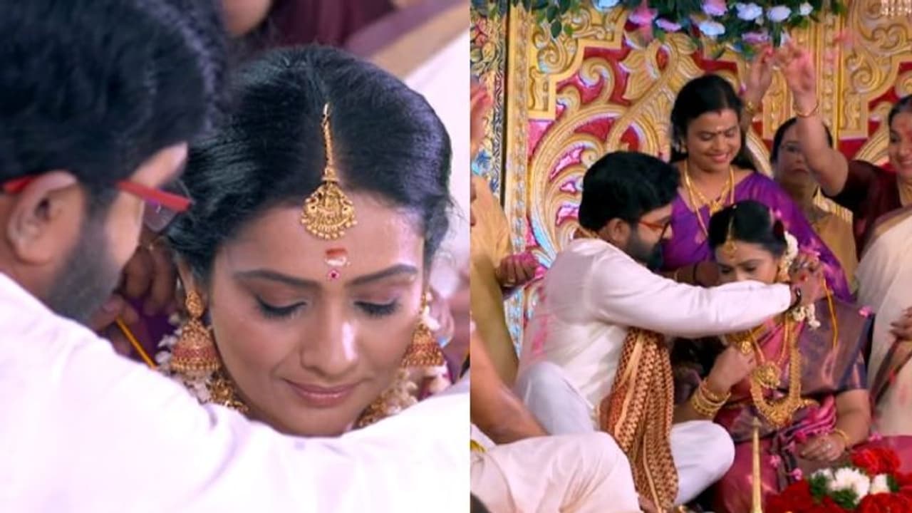 തടസ്സങ്ങള് എല്ലാം തട്ടിമാറ്റി; സുമിത്രയുടെ വിവാഹം നടന്നു; ആരാധകര് സന്തോഷത്തില് തടസ്സങ്ങള് എല്ലാം തട്ടിമാറ്റി; സുമിത്രയുടെ വിവാഹം നടന്നു; ആരാധകര് സന്തോഷത്തില്