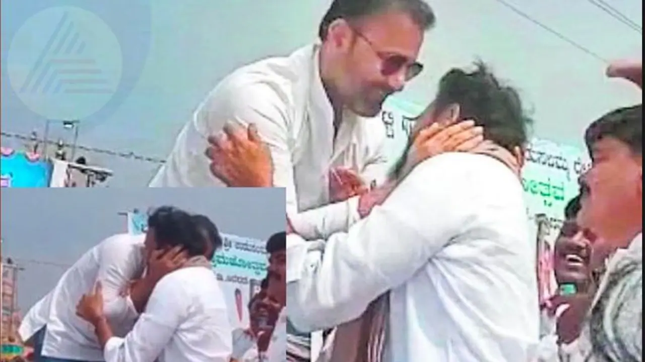 ಚರ್ಚೆಗೆ ಗ್ರಾಸವಾದ ಲಾಡ್ ಶ್ರೀರಾಮುಲು ಆಲಿಂಗನ! ಚರ್ಚೆಗೆ ಗ್ರಾಸವಾದ ಲಾಡ್ ಶ್ರೀರಾಮುಲು ಆಲಿಂಗನ!