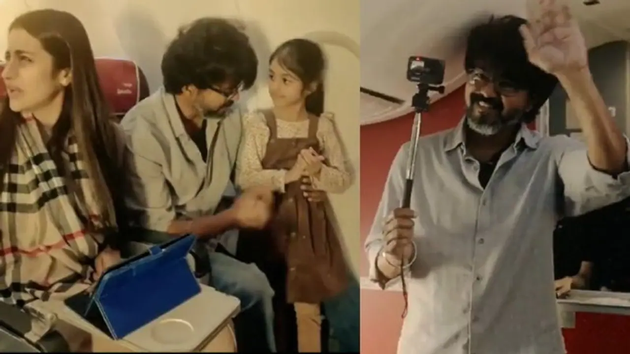 ஒரே ஜாலி தான்.. கையில் கேமரா உடன் பிளைட்டிற்குள் வலம் வந்த விஜய் கலகலப்பான ‘தளபதி 67’ காஷ்மீர் டிரிப் வீடியோ