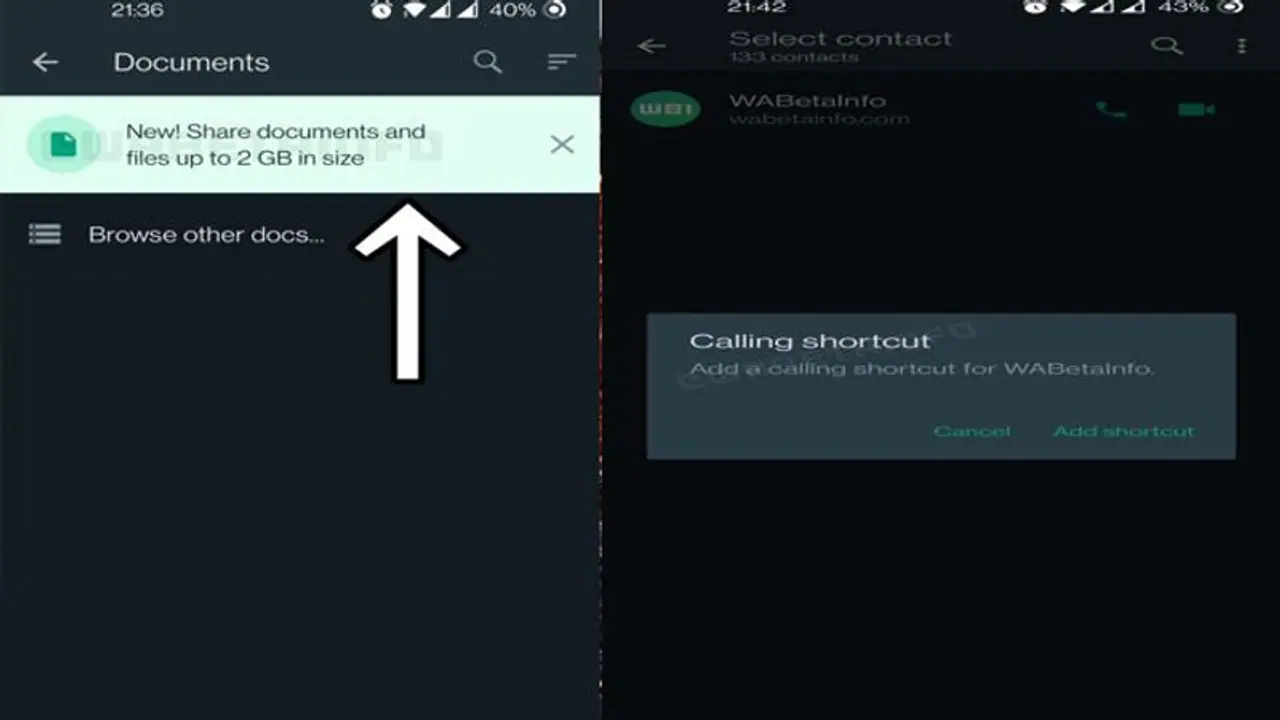 WhatsApp செயலியில் வரப்போகும் வேற லெவல் அப்டேட். இனி 2ஜிபி வரை…