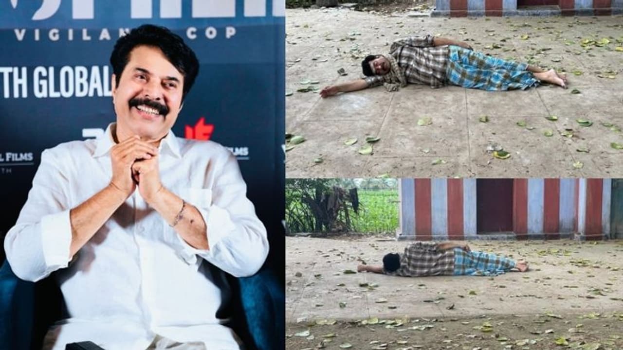 'കിടന്നാല് അഴുക്ക് പറ്റും, മേക്കപ്പ് പോകും എന്ന പ്രശ്നമില്ല: നൻപകൽ വൈറൽ ഫോട്ടോയെ കുറിച്ച് മമ്മൂട്ടി 'കിടന്നാല് അഴുക്ക് പറ്റും, മേക്കപ്പ് പോകും എന്ന പ്രശ്നമില്ല: നൻപകൽ വൈറൽ ഫോട്ടോയെ കുറിച്ച് മമ്മൂട്ടി