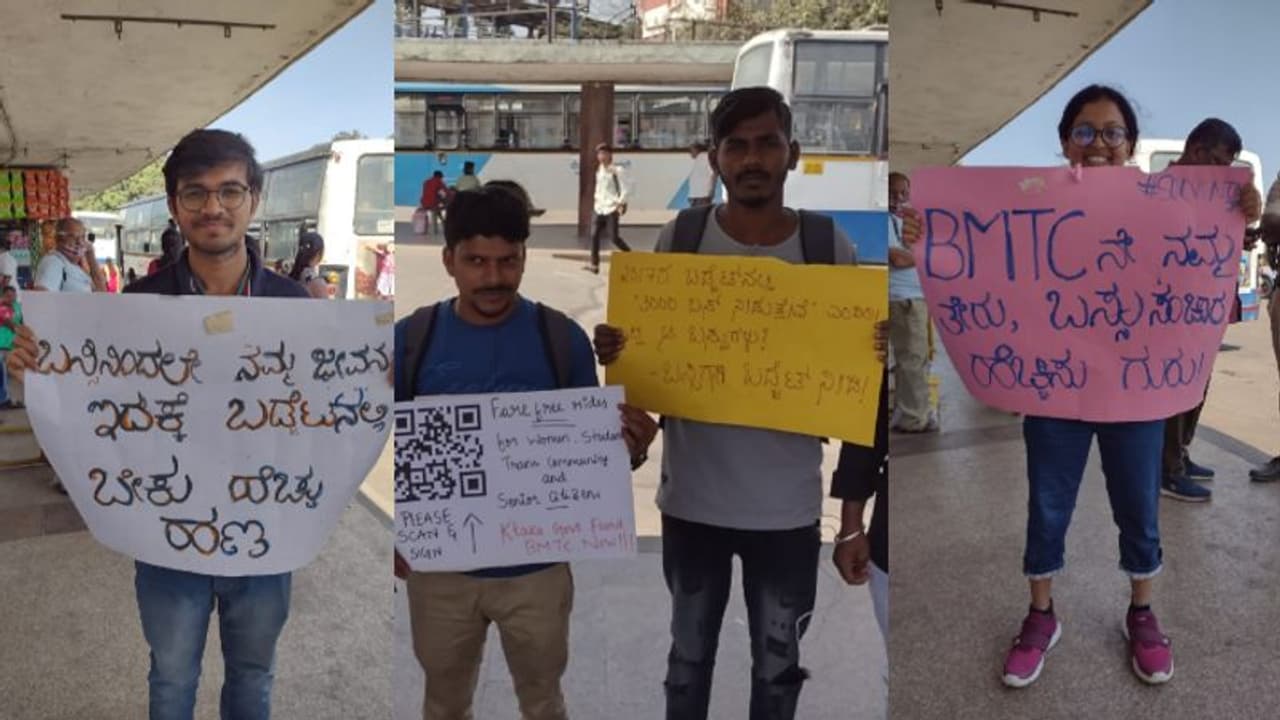 'ಬಿಎಂಟಿಸಿ ನಮ್ಮ ತೇರು' ಹೆಚ್ಚಿನ ಅನುದಾನ ನೀಡು ಸಿಎಂ ಗುರು: ಬಜೆಟ್‌ಗಾಗಿ ವಿಭಿನ್ನ ಅಭಿಯಾನ