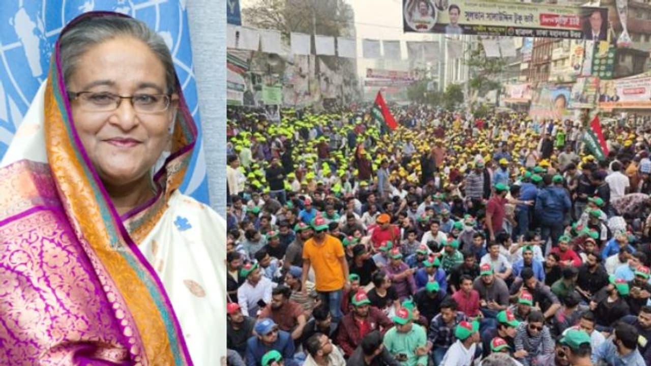 പാക്കിസ്ഥാന് പിന്നാലെ ബംഗ്ലാദേശും, ഷെയ്ഖ് ഹസീനക്കെതിരെ തെരുവിലിറങ്ങി ജനം, സാമ്പത്തിക പ്രതിസന്ധി കനക്കുന്നു പാക്കിസ്ഥാന് പിന്നാലെ ബംഗ്ലാദേശും, ഷെയ്ഖ് ഹസീനക്കെതിരെ തെരുവിലിറങ്ങി ജനം, സാമ്പത്തിക പ്രതിസന്ധി കനക്കുന്നു