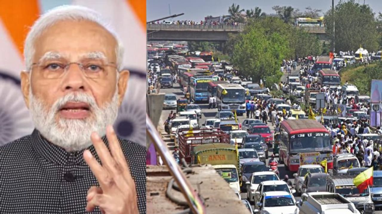 Bengaluru Traffic: ಬೆಂಗಳೂರಿಗೆ ಪ್ರಧಾನಿ ಮೋದಿ ಆಗಮನ: ಮೂರು ದಿನ ಈ ರಸ್ತೆಗಳಲ್ಲಿ ಸಂಚಾರ ನಿಷೇಧ Bengaluru Traffic: ಬೆಂಗಳೂರಿಗೆ ಪ್ರಧಾನಿ ಮೋದಿ ಆಗಮನ: ಮೂರು ದಿನ ಈ ರಸ್ತೆಗಳಲ್ಲಿ ಸಂಚಾರ ನಿಷೇಧ