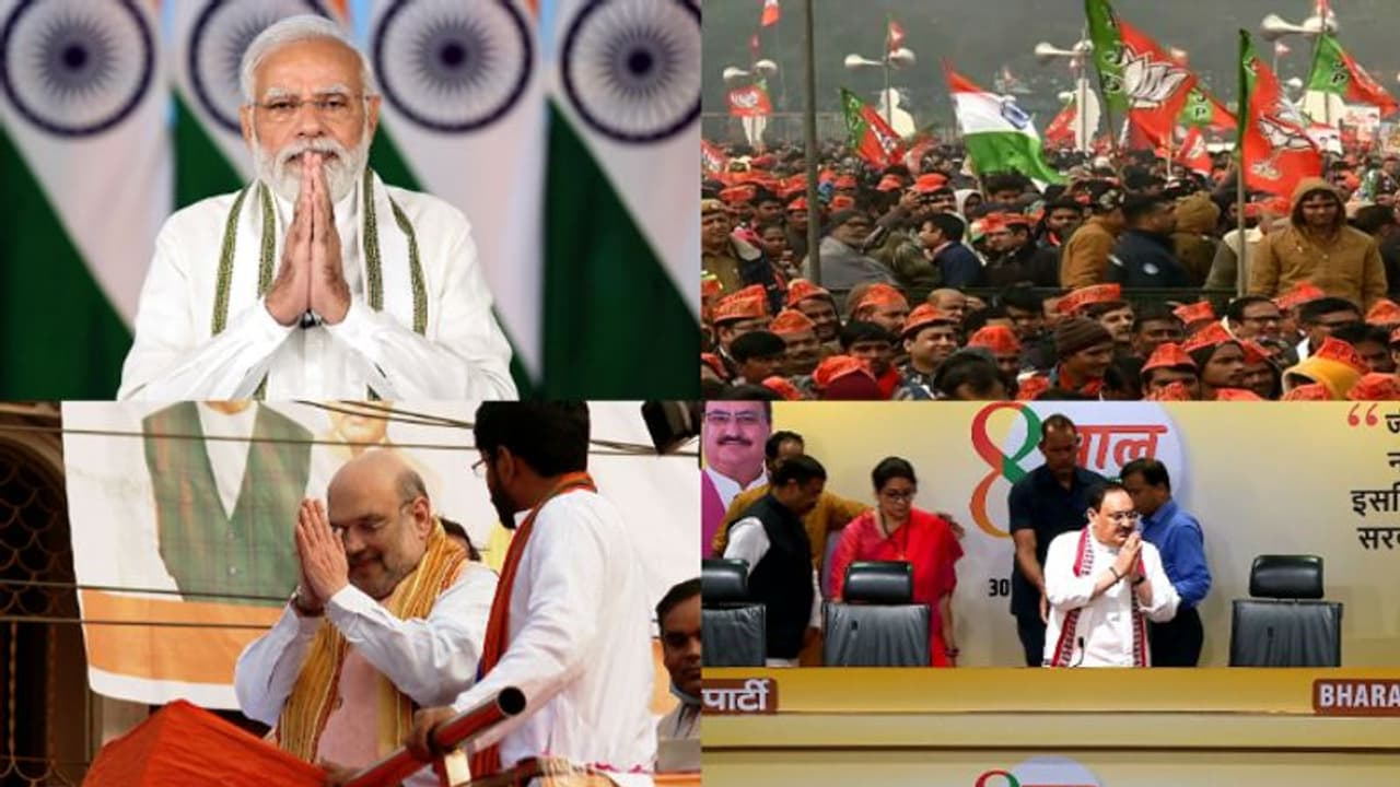 ഭരണത്തുടർച്ച ലക്ഷ്യമിട്ട് വന് പ്രചാരണവുമായി ബി ജെ പി, പ്രധാനമന്ത്രിയടക്കം വൻ സംഘം ത്രിപുരയിലേക്ക് ഭരണത്തുടർച്ച ലക്ഷ്യമിട്ട് വന് പ്രചാരണവുമായി ബി ജെ പി, പ്രധാനമന്ത്രിയടക്കം വൻ സംഘം ത്രിപുരയിലേക്ക്