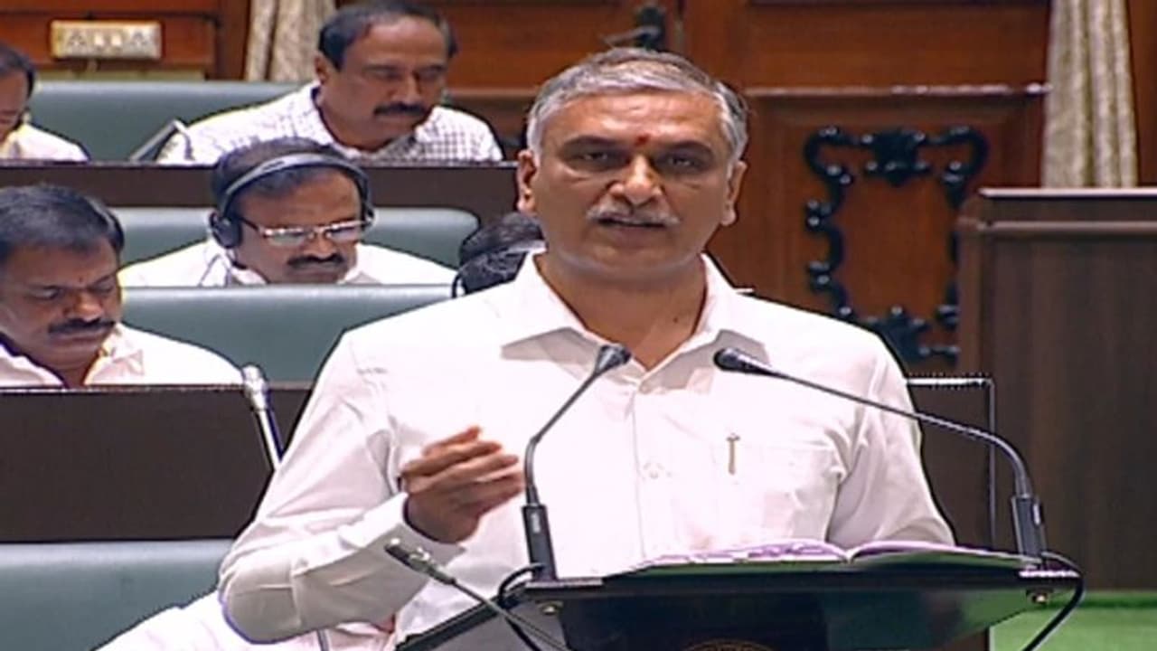 తెలంగాణపై కేంద్రం వివక్ష: అసెంబ్లీలో హరీష్ రావు ఫైర్ తెలంగాణపై కేంద్రం వివక్ష: అసెంబ్లీలో హరీష్ రావు ఫైర్