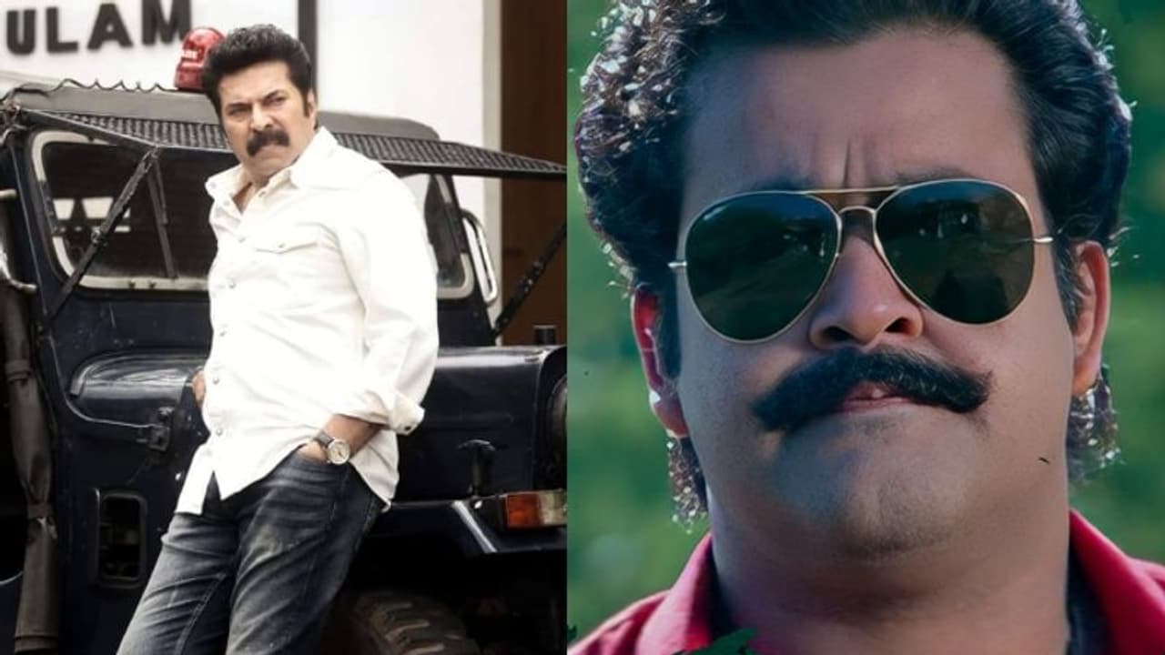 ബോക്സ് ഓഫീസില്‍ വീണ്ടും മമ്മൂട്ടി Vs മോഹന്‍ലാല്‍; 'ആടുതോമ'യും 'ക്രിസ്റ്റഫറും' ഒരേദിവസം