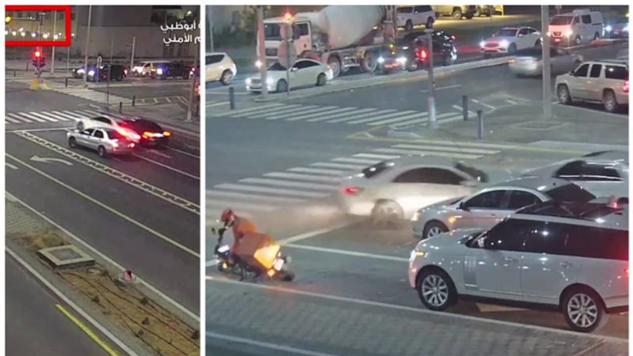 ട്രാഫിക് സിഗ്നല് ചുവപ്പാകും മുമ്പ് അപ്പുറമെത്താന് അമിതവേഗം; യുഎഇയിലെ അപകട ദൃശ്യങ്ങള് പുറത്തുവിട്ട് പൊലീസ് ട്രാഫിക് സിഗ്നല് ചുവപ്പാകും മുമ്പ് അപ്പുറമെത്താന് അമിതവേഗം; യുഎഇയിലെ അപകട ദൃശ്യങ്ങള് പുറത്തുവിട്ട് പൊലീസ്