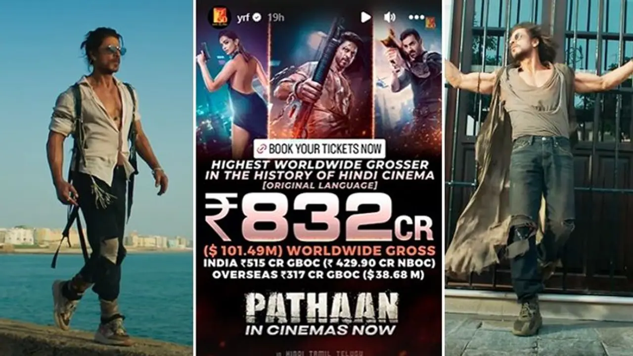 Pathaan Box Office Day 13: Shah Rukh Khan starrer mints 850 crores, breaks pre existing records Pathaan Box Office Day 13: Shah Rukh Khan starrer mints 850 crores, breaks pre existing records