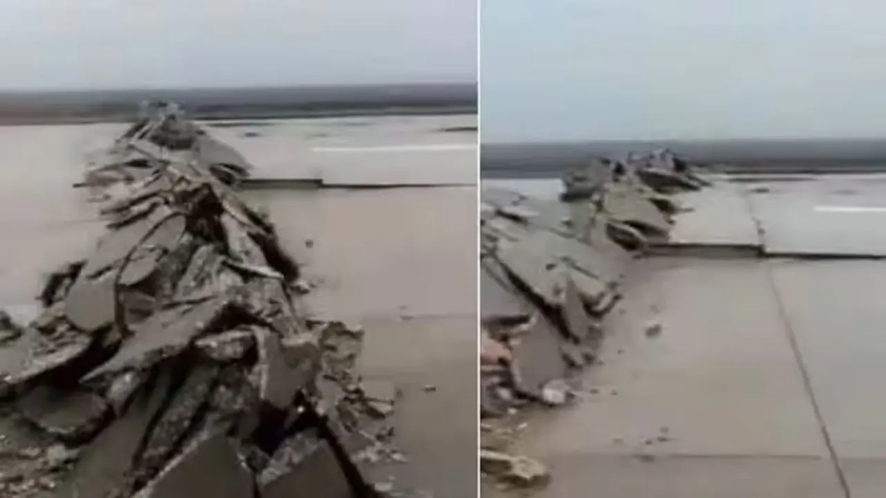 Turkey Airport Spilt: துருக்கி விமான நிலையத்தை இரண்டாகப் பிளந்த நிலநடுக்கம் Turkey Airport Spilt: துருக்கி விமான நிலையத்தை இரண்டாகப் பிளந்த நிலநடுக்கம்