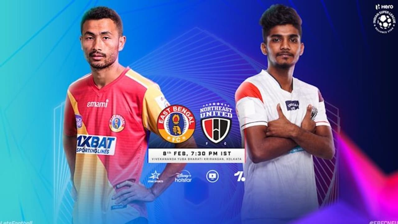 ISL 2022 23: East Bengal FC hosts NorthEast United FC amidst mathematical playoffs opportunity in mind