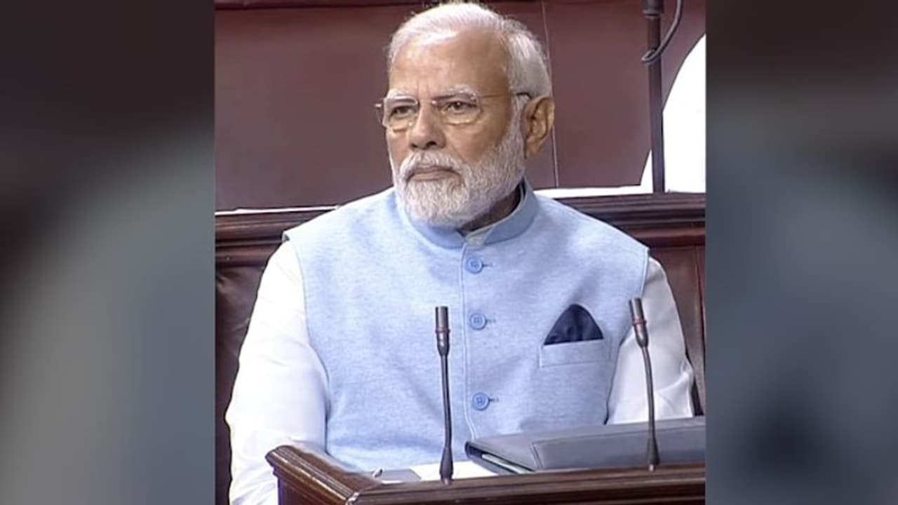 PM Modi wears blue jacket in Parliament, Know why its special PM Modi wears blue jacket in Parliament, Know why its special