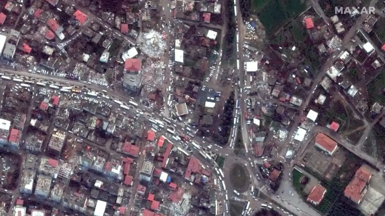 Turkey Satellite Images: துருக்கி நிலநடுக்கத்தின் செயற்கைக்கோள் படங்கள் வெளியீடு