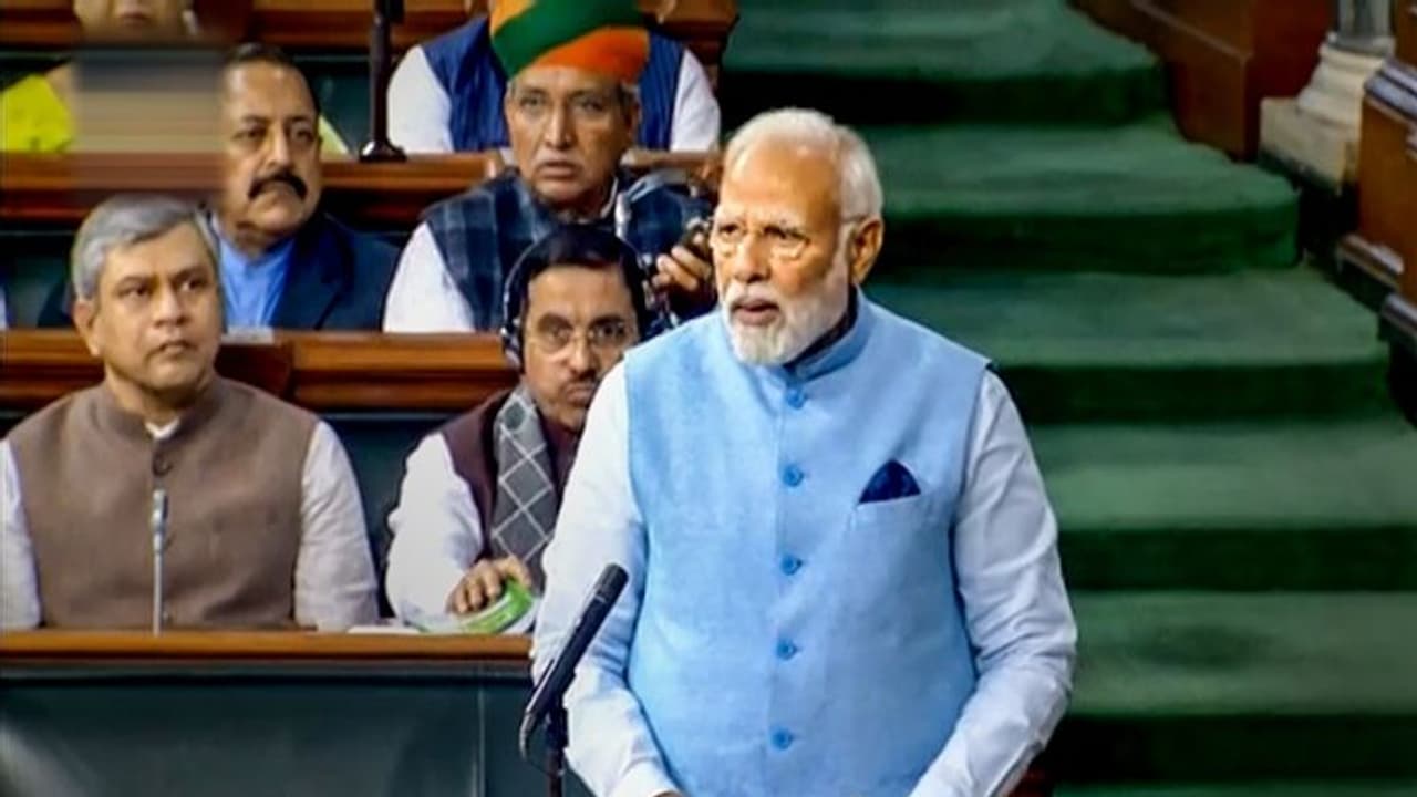 'Crores of citizens will shield me against Oppn's lies': PM Modi during Motion of Thanks to President