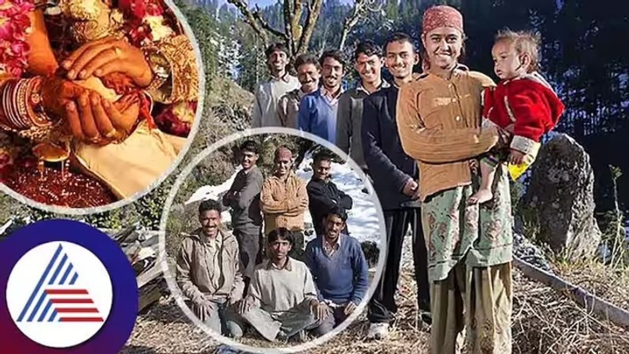 பாரம்பரிய முறையில் ஐந்து ஆண்களை மணந்த இமாச்சல் பெண்! பாரம்பரிய முறையில் ஐந்து ஆண்களை மணந்த இமாச்சல் பெண்!