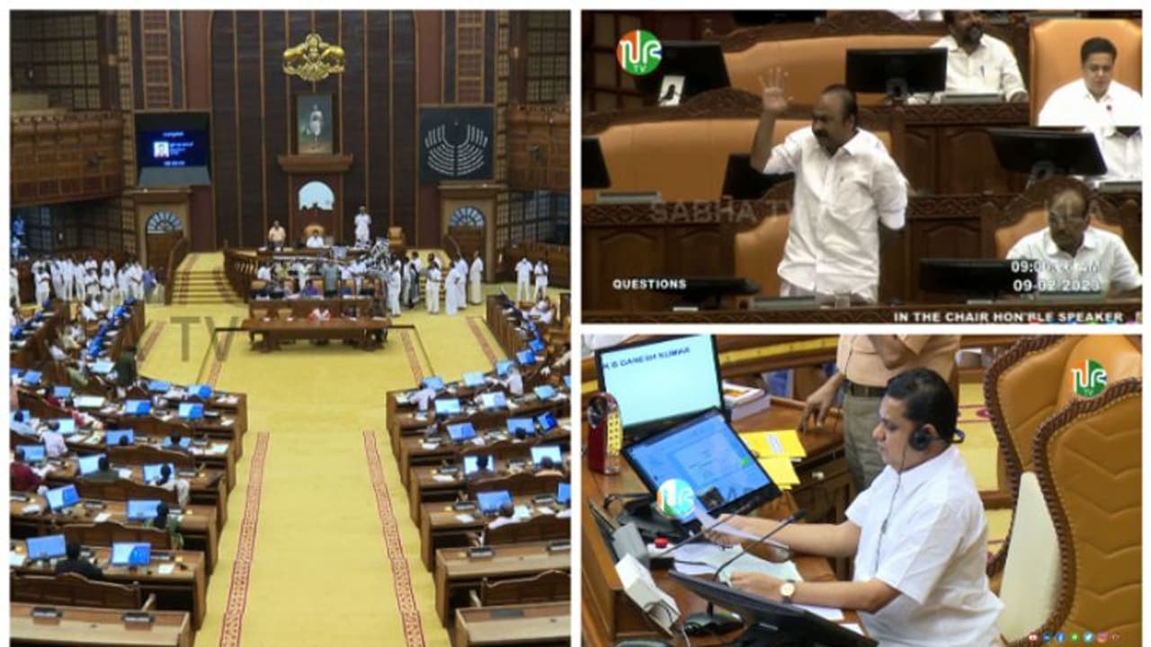 Kerala: 5 MLAs go on indefinite satyagraha, assembly protest footage not aired Kerala: 5 MLAs go on indefinite satyagraha, assembly protest footage not aired