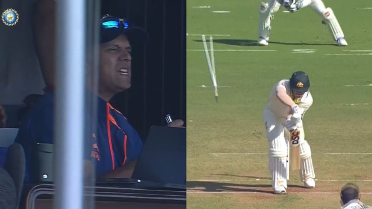 ഷമിയുടെ തീപ്പന്തില് വട്ടം കറങ്ങി വാര്ണറുടെ ഓഫ് സ്റ്റംപ്, ആവേശം അടക്കാനാവാതെ ദ്രാവിഡ് വീഡിയോ ഷമിയുടെ തീപ്പന്തില് വട്ടം കറങ്ങി വാര്ണറുടെ ഓഫ് സ്റ്റംപ്, ആവേശം അടക്കാനാവാതെ ദ്രാവിഡ് വീഡിയോ