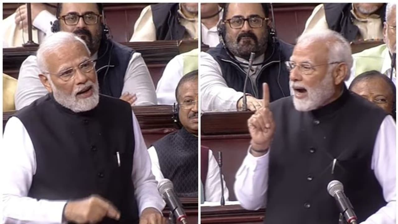 'Language and behaviour of some disappointing for India': PM Modi tells Rajya Sabha