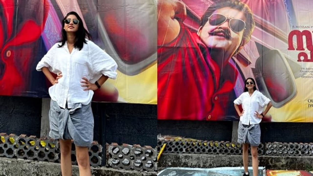 'ഊതല്ലേ ഊതിയാ തീപ്പൊരി പറക്കും'; മുണ്ടും മടക്കിക്കുത്തി ആടുതോമയ്ക്കൊപ്പം മാസായി അനശ്വര 'ഊതല്ലേ ഊതിയാ തീപ്പൊരി പറക്കും'; മുണ്ടും മടക്കിക്കുത്തി ആടുതോമയ്ക്കൊപ്പം മാസായി അനശ്വര