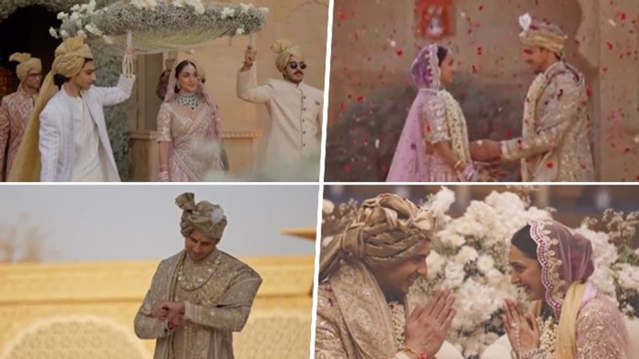 Kiara Sidharth Wedding; ಶೇರ್ಷಾ ಹಾಡಿಗೆ ಡಾನ್ಸ್ ಮಾಡುತ್ತಾ ಎಂಟ್ರಿ ಕೊಟ್ಟ ಕಿಯಾರಾ, ವಿಡಿಯೋ ವೈರಲ್ 