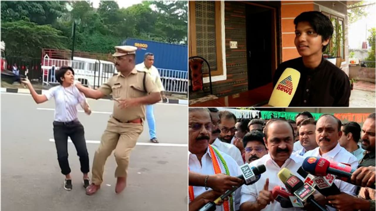 'കരിങ്കൊടി പ്രതിഷേധത്തിനിടെ പുരുഷ പൊലീസ് സ്ത്രീത്വത്തെ അപമാനിക്കുന്ന വിധം പെരുമാറി, നടപടി വേണം'; പരാതി