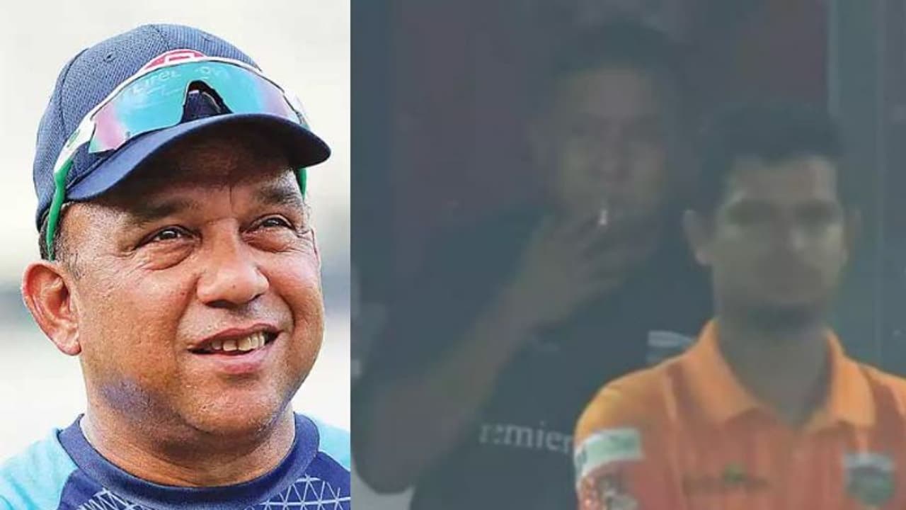 షాకింగ్.. డ్రెస్సింగ్ రూమ్ లోనే సిగరెట్ తాగి కెమెరాకు చిక్కిన బంగ్లాదేశ్ కోచ్.. ఇదేనా క్రికెటర్లకు నేర్పేది? షాకింగ్.. డ్రెస్సింగ్ రూమ్ లోనే సిగరెట్ తాగి కెమెరాకు చిక్కిన బంగ్లాదేశ్ కోచ్.. ఇదేనా క్రికెటర్లకు నేర్పేది?