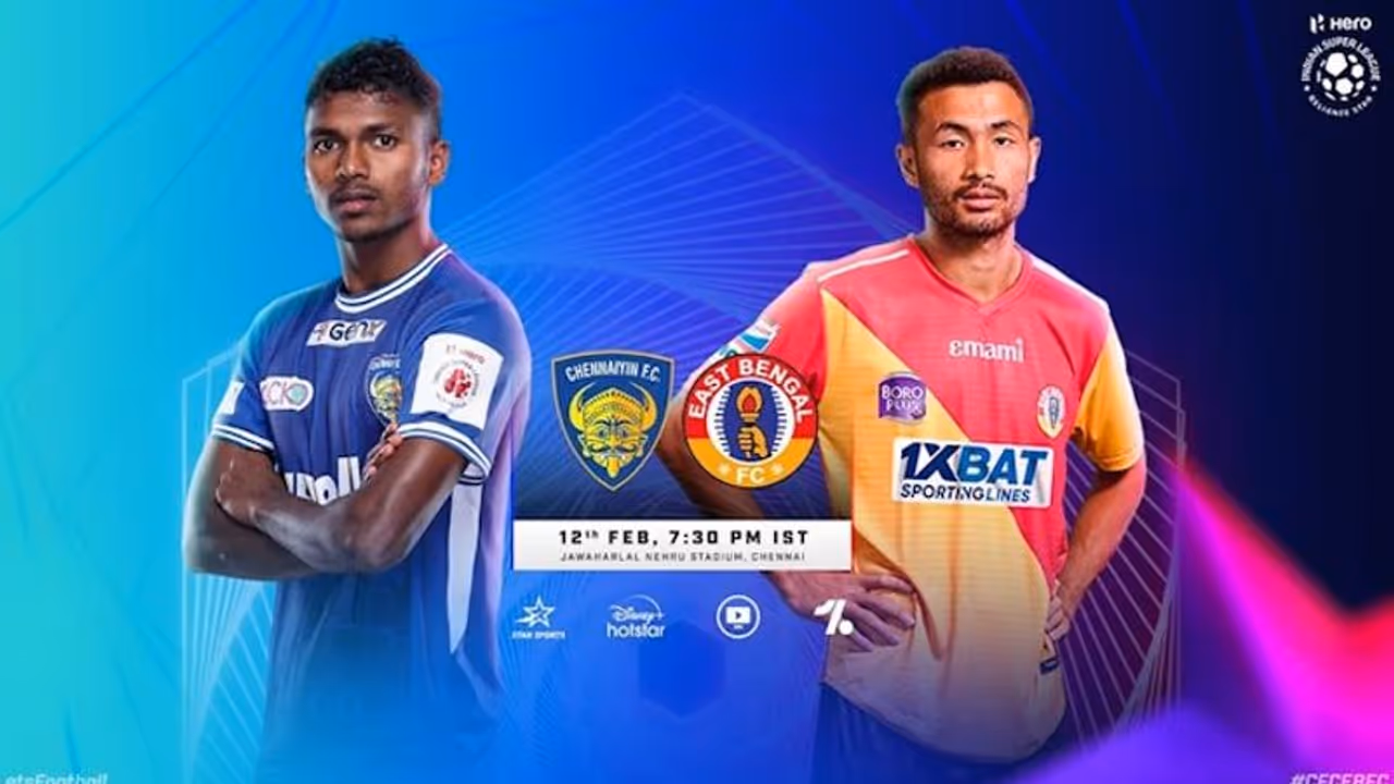 ISL 2022 23: Chennaiyin FC hope to get back to winning ways when they host East Bengal FC ISL 2022 23: Chennaiyin FC hope to get back to winning ways when they host East Bengal FC