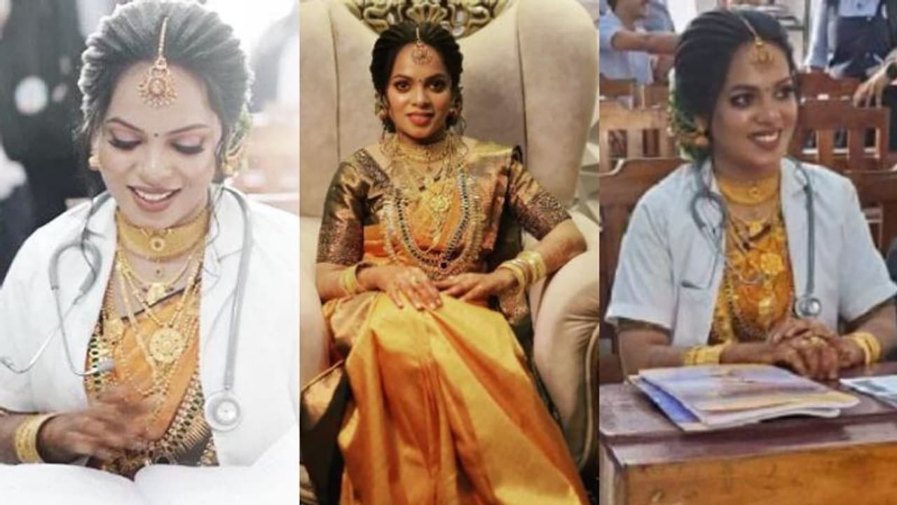 ആദ്യം പരീക്ഷ, പിന്നെ വിവാഹം; വിവാഹസാരിയും കോട്ടും ധരിച്ച് വധു ക്ലാസിലേയ്ക്ക്; വീഡിയോ വൈറല്‍