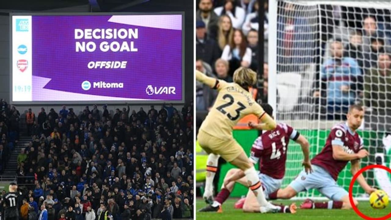 'Robbed': Chelsea, Arsenal and Brighton fans fume after VAR shockers cost crucial wins in Premier League