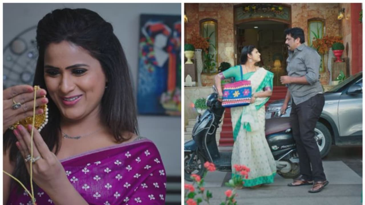 Intinti Gruhalakshmi: నందు తెచ్చిన నెక్లెస్ ని చూసిన లాస్య.. తులసికి గిఫ్ట్ ఇవ్వడానికి ప్రయత్నిస్తున్న నందు? Intinti Gruhalakshmi: నందు తెచ్చిన నెక్లెస్ ని చూసిన లాస్య.. తులసికి గిఫ్ట్ ఇవ్వడానికి ప్రయత్నిస్తున్న నందు?