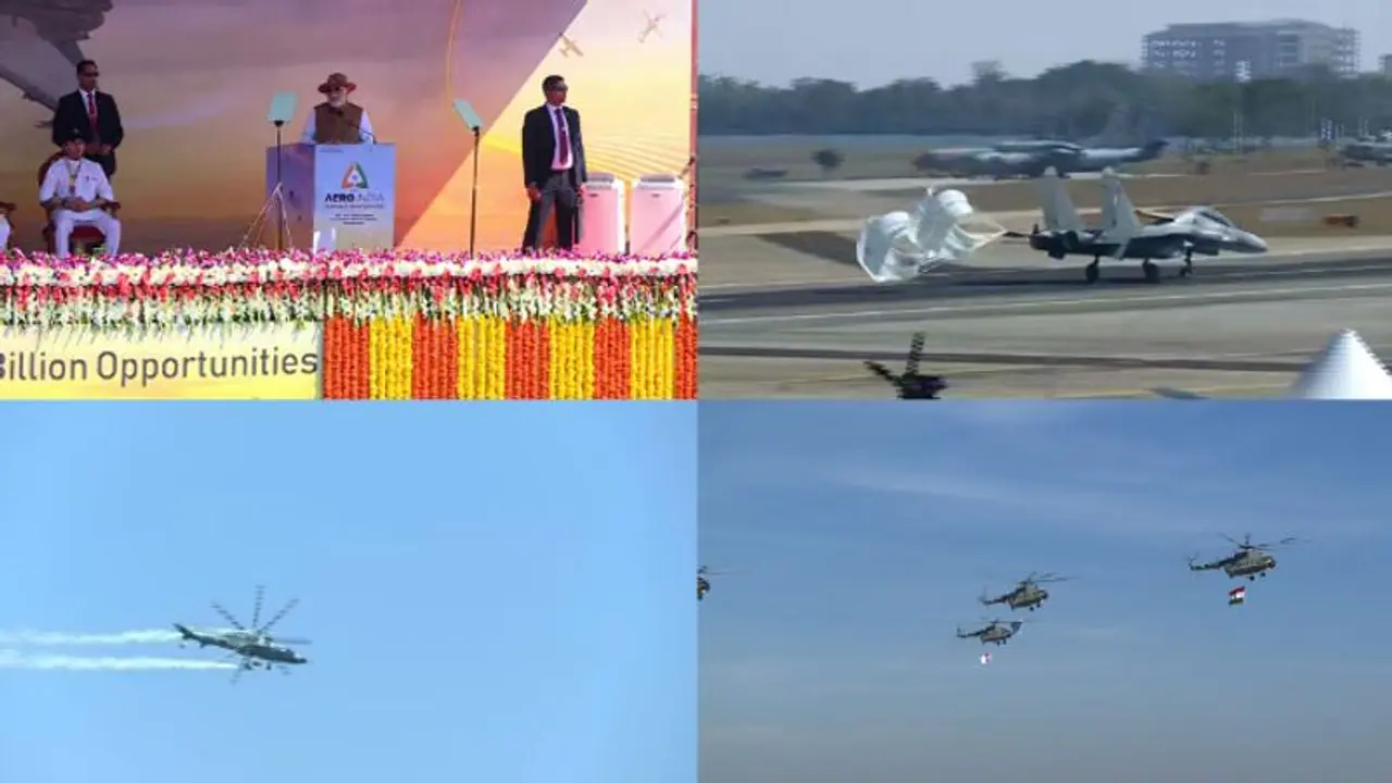 ఏరో ఇండియా భారతదేశం కొత్త బలం, సామర్థ్యాలను ప్రతిబింబిస్తుంది: ప్రధాని మోదీ ఏరో ఇండియా భారతదేశం కొత్త బలం, సామర్థ్యాలను ప్రతిబింబిస్తుంది: ప్రధాని మోదీ