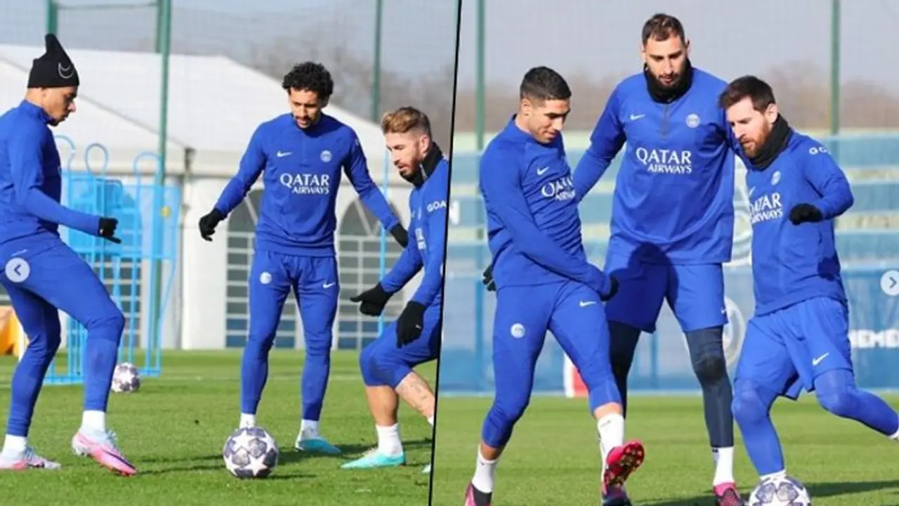 Champions League: PSG fans elated to see Mbappe, Messi return to training ahead of Bayern Munich clash