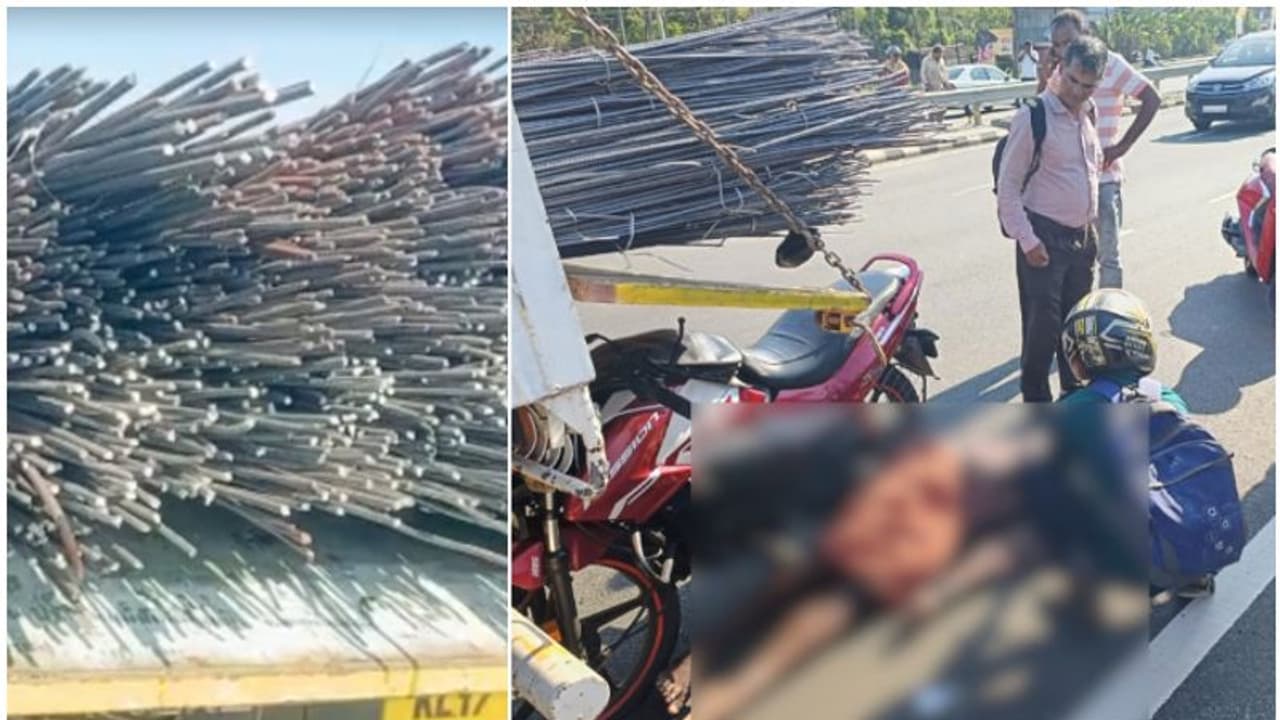 അശ്രദ്ധയില് പൊലിഞ്ഞത് ഒരു ജീവൻ; കമ്പി നെഞ്ചിൽ കുത്തിക്കയറി യുവാവിന് ദാരുണാന്ത്യം, എംവിഡി നടപടി തുടങ്ങി അശ്രദ്ധയില് പൊലിഞ്ഞത് ഒരു ജീവൻ; കമ്പി നെഞ്ചിൽ കുത്തിക്കയറി യുവാവിന് ദാരുണാന്ത്യം, എംവിഡി നടപടി തുടങ്ങി