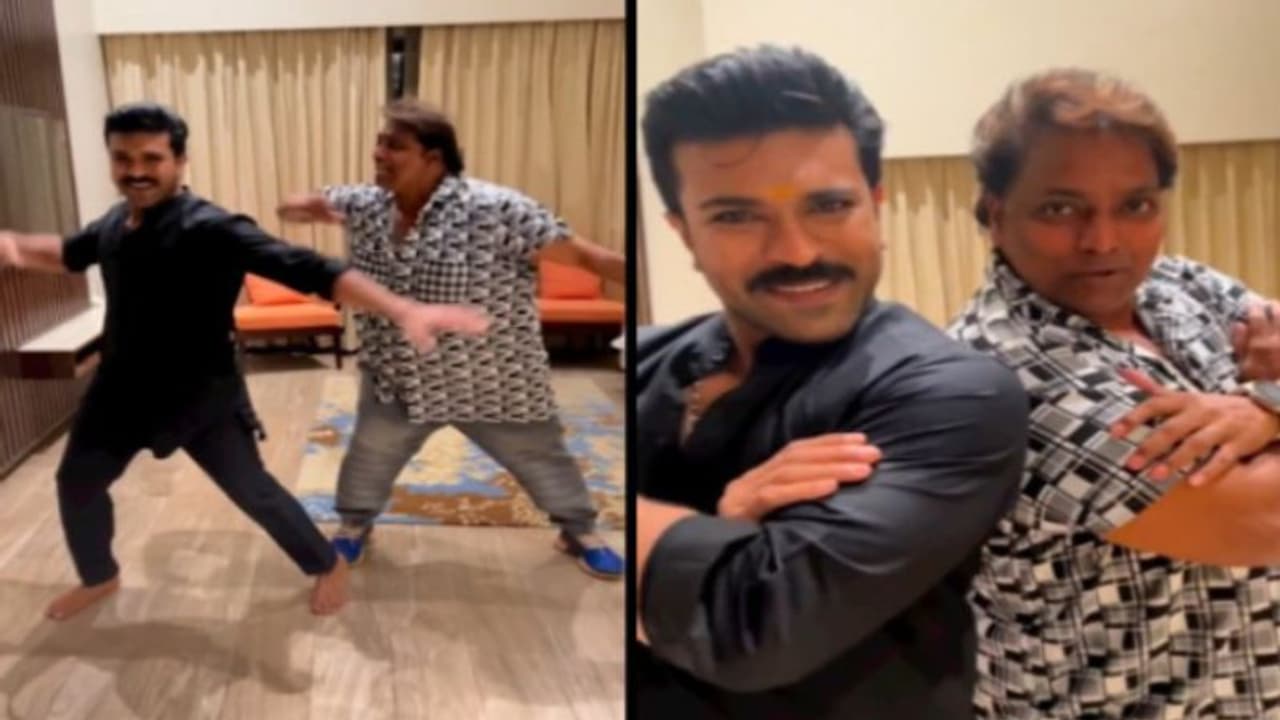 గణేష్‌ ఆచార్యతో కలిసి స్టార్‌ హీరో పాటకి రామ్‌చరణ్‌ కిర్రాక్‌ స్టెప్పులు.. అనూహ్య మార్పుపై ఫ్యాన్స్ ఖుషీ..
