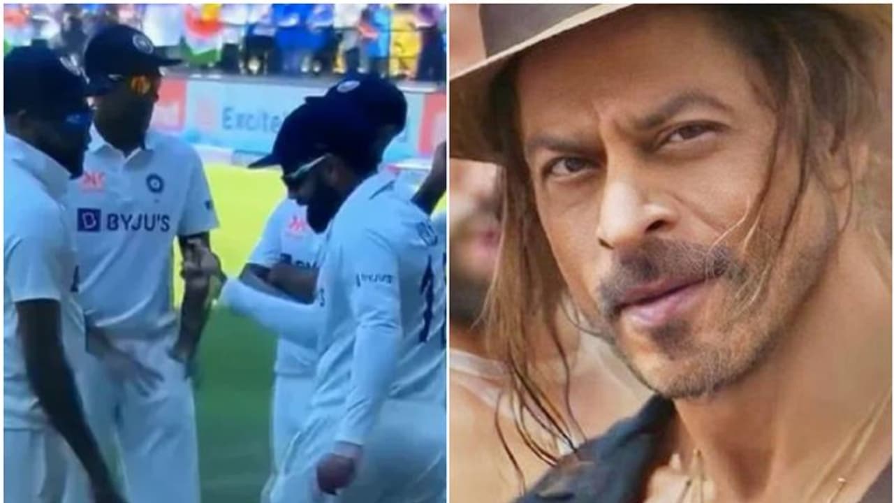 വൈറലായി കോലി ജഡേജ പത്താൻ ഡാൻസ്, എപ്പടിയെന്ന് ആരാധകരുടെ ചോദ്യം; ഒടുവിൽ ഷാരൂഖ് ഖാന്‍റെ കിക്കിടിലൻ മറുപടി!