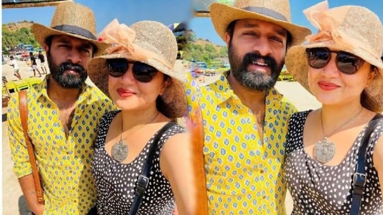 ഗോവൻ വിശേഷങ്ങളുമായി 'സാന്ത്വന'ത്തിലെ 'ശിവന്‍', ഒപ്പം ഷഫ്‍നയും; ചിത്രങ്ങൾ