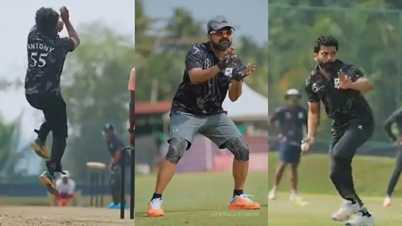പെപ്പെയുടെ പേസ്, ഫീല്‍ഡില്‍ തിളങ്ങുന്ന മണിക്കുട്ടന്‍; പരിശീലനവുമായി കേരള സ്ട്രൈക്കേഴ്സ്: വീഡിയോ