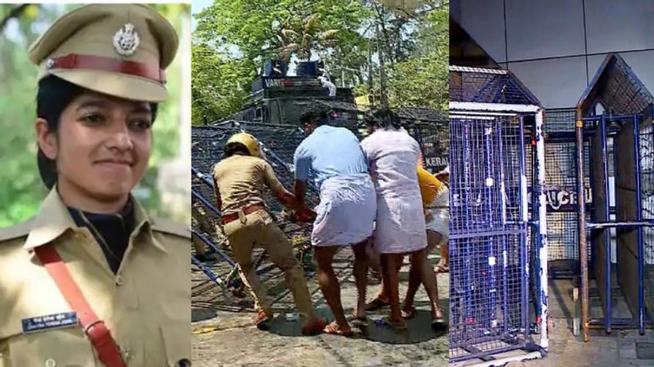 ആവേശം മൂത്ത് ബാരിക്കേഡ് തല്ലിത്തകര്‍ത്തു; യൂത്ത് കോണ്‍ഗ്രസുകാര്‍ക്ക് എട്ടിന്‍റെ പണികൊടുത്ത് എസ്പി ചൈത്ര തെരേസ