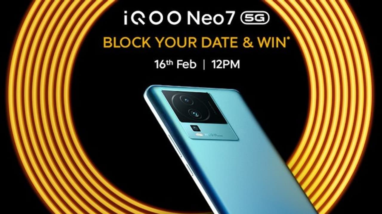iQOO Neo 7 to launch on February 16; Know its leaked features, price, other details iQOO Neo 7 to launch on February 16; Know its leaked features, price, other details