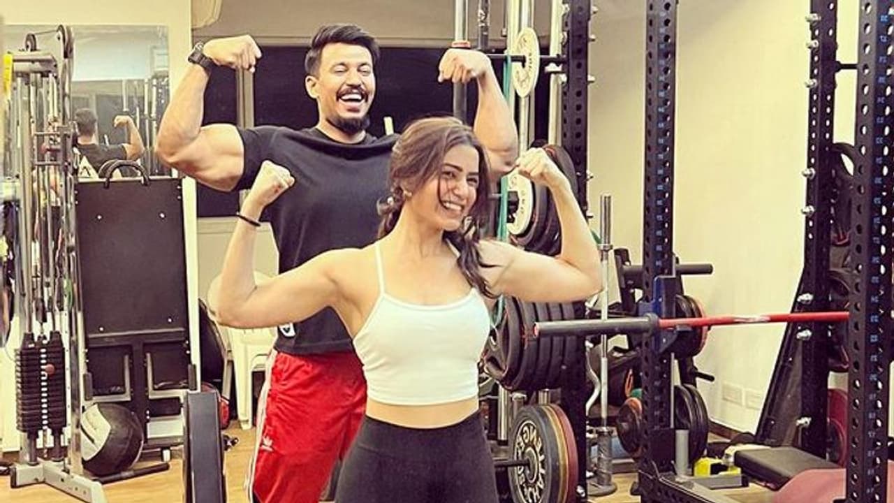 Samantha Ruth Prabhu flaunts her perfect abs during her Monday morning workout